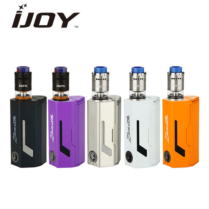 Original IJOY MAXO Zenith VV Box MOD 300W with 4ml IJOY RDTA 5 Tank Resin Drip Tip Bottom Adjustable Airflow e-CIG Vape Kit