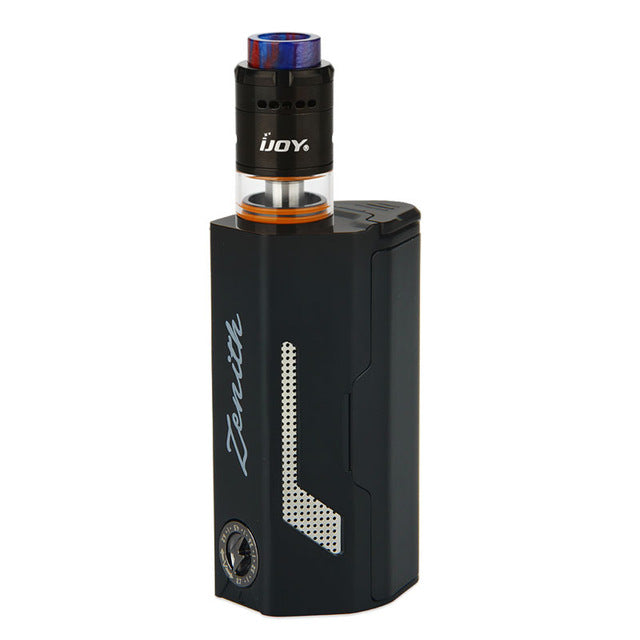 Original IJOY MAXO Zenith VV Box MOD 300W with 4ml IJOY RDTA 5 Tank Resin Drip Tip Bottom Adjustable Airflow e-CIG Vape Kit