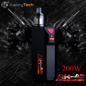 Electronic Cigarette Vape Box Mod E Hookah Vaporizer Kamry AK-47 1-200W TC Mod E-Cigarette for Big Smoke AK 47 RDA Tank X1037