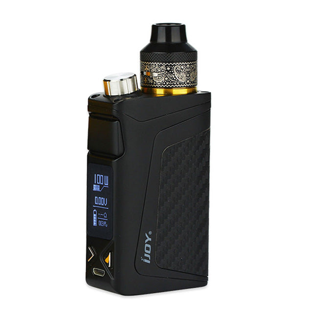 Original IJOY RDTA BOX Mini 100W 2600mAh Built-in Battery100W RDTA BOX Mini Starter Kit 6ml Capacity RBM-C2 Coil IJOY Vape Kit