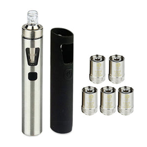 Original Joyetech eGo AIO Kit 2ml 1500mAh w/SS316 BF Coil 1.0ohm/0.6ohm Silicone Case Cover for EGO AIO Quick Vaping Pen