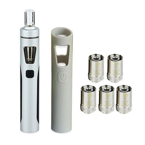 Original Joyetech eGo AIO Kit 2ml 1500mAh w/SS316 BF Coil 1.0ohm/0.6ohm Silicone Case Cover for EGO AIO Quick Vaping Pen