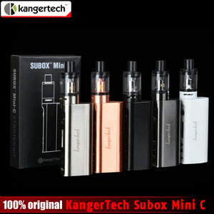 Original KangerTech Subox Mini C Starter Kit 50W KBOX Box Mod vape Protank 5 Atomizer SSOCC Vaporizer e electronic cigarette