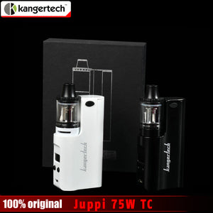 Original Kangertech Juppi 75W TC Starter Kit Box Mod Vape Tank Support Ni/Ti/SS316 Wires with 3ML Atomizer Electronic Cigarette