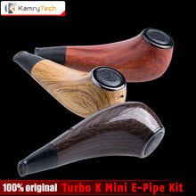 2017 New Original Kamry Turbo K Mini E-Pipe Turbo-K 30W 0.5ohm 1000mAh Wooden e pipe mod vapor Electronic Cigarette kit