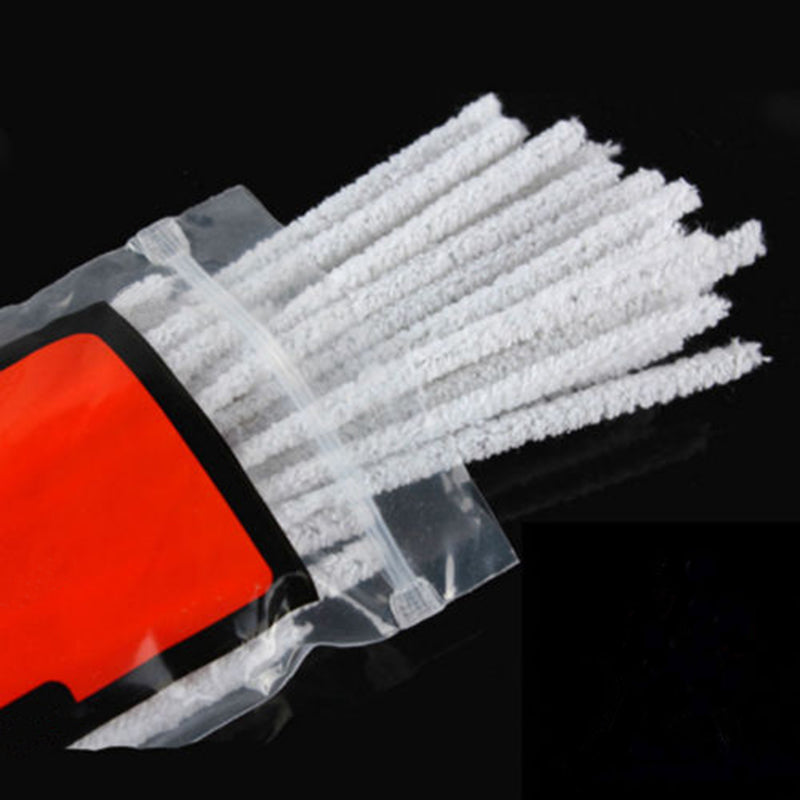 Mayitr 50pcs/lot Cotton Smoking Pipe Cleaners Smoke Tobacco Pipe Cleaning Tool White  Tobacco Pipes Accessories