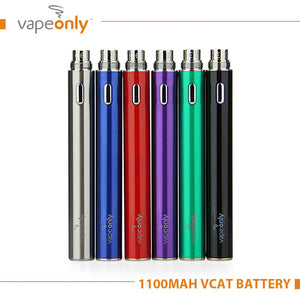 Original VapeOnly vCat Battery 1100mAh electronic Cigarette Battery for 510/eGo Thread Atomzier Battery eCig eGo Vape battery