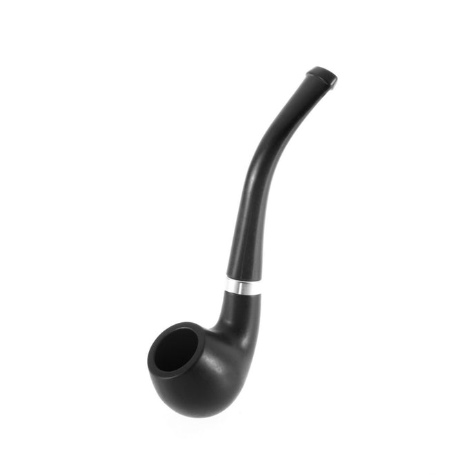 2017 Home Use 110mm Smoking Pipe Small Durable Smoking Cigarette Pipe Tobacco Cigar Pipes Black Remove tar Smoking Pipes