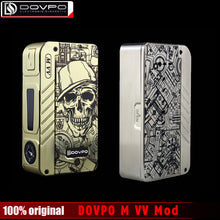 Original DOVPO MVV Electronic Cigerette Box Mod Flagship Edition M VV Vape Mod 18650 mechanical mods for 510 thread Atomizer