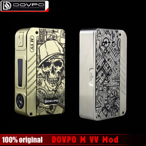 Original DOVPO MVV Electronic Cigerette Box Mod Flagship Edition M VV Vape Mod 18650 mechanical mods for 510 thread Atomizer