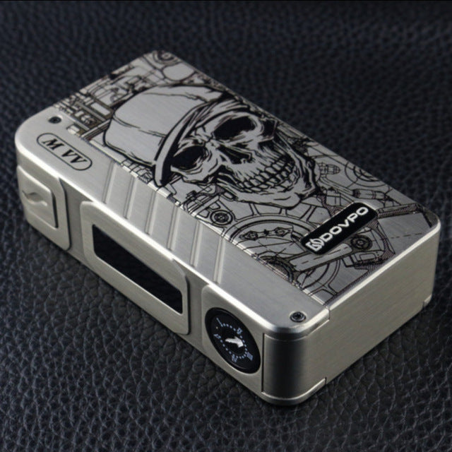 Original DOVPO MVV Electronic Cigerette Box Mod Flagship Edition M VV Vape Mod 18650 mechanical mods for 510 thread Atomizer