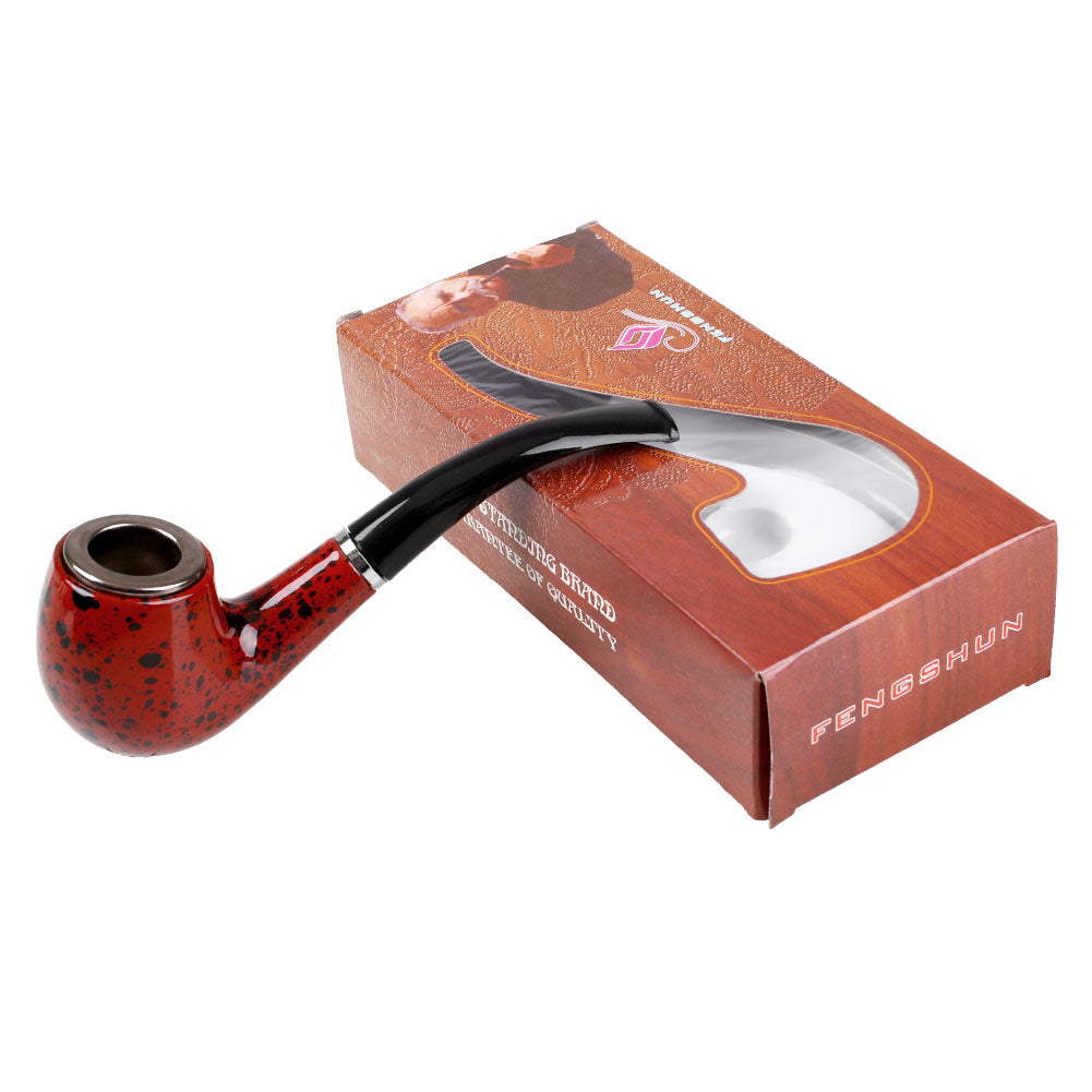 Recircle Wooden Steel Smoking Pipe Convenience Tobacco Cigarettes Cigar Pipes Hookah Filter Gifts Durable Smoking Tools