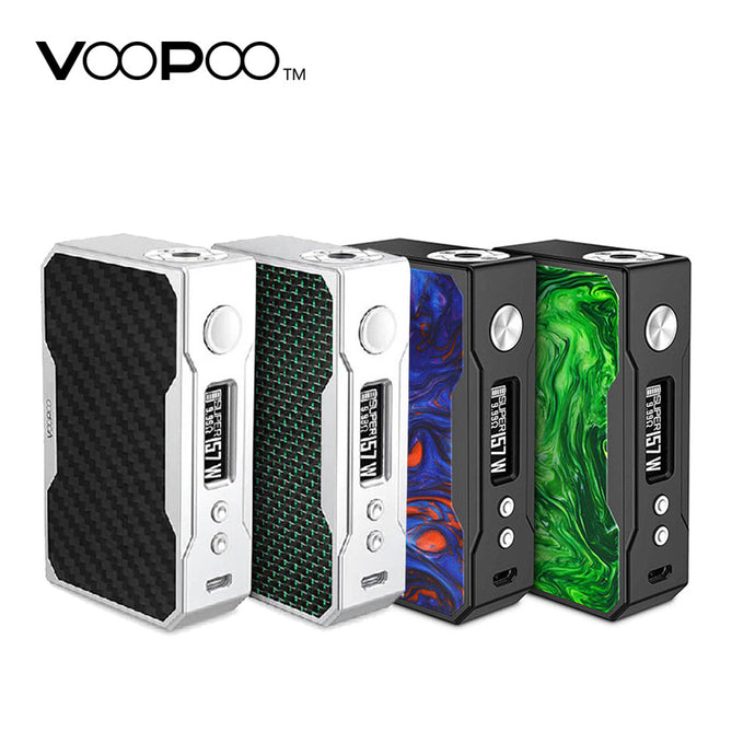 100% Authentic VOOPOO Drag 157W TC Box Mod TC mod VW 18650 Battery Temperature Control e-cig 157W 18650 box mod vape NO battery