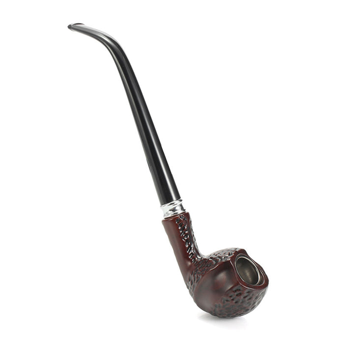 Carved Resin Wood Tobacco Pipe Classic Durable Smoking Pipe Cigar Flitter Somking Accessories Popular Style Pipe