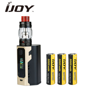 100% Original IJOY Captain X3 324W 20700 TC Kit with 8ml Captain X3 Tank & 20700 Battery 9000mAh Long Time Vaping E-cig Vape Kit