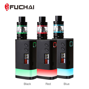 Original Fuchai GLO 230W TC Kit with 2.8ml GLO Tank w/ Colorful Light 230W Max Output Huge Power No 18650 Battery E-cig Vape Mod