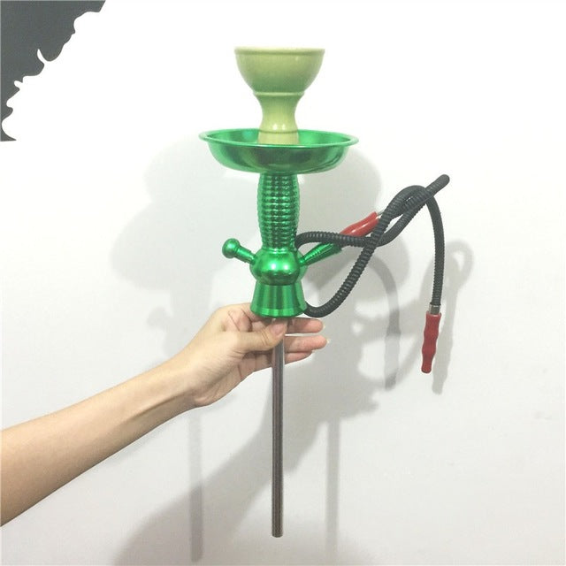 Hookah Shisha Narguile Champagne/Wine Bottle Top Hookah Stem Kit HOOKITUP Aluminum Shisha Hookah Complete Set,Charcoal as Gift