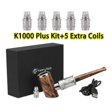 100% Original Kamry E-Pipe kit Electronic Hookah Pen Wooden Design E Pipe K1000 Plus Electronic Cigarette Vape Pen