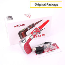 Witcher Electronic Cigarette Stalin 40W E-Pipe Starter kit Huge Vapor Wooden Design E pipe Electronic Hookah Vape Pen