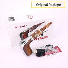 Witcher Electronic Cigarette Stalin 40W E-Pipe Starter kit Huge Vapor Wooden Design E pipe Electronic Hookah Vape Pen