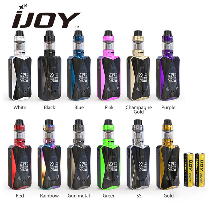 Electronic Cigarette 6000mAh IJOY Diamond PD270 TC Kit with 234W Output Power & Captain X3S Subohm Tank 4.2ml/2ml IJOY Vape Kit