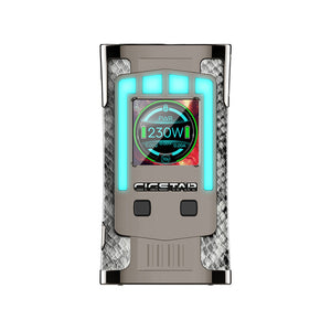 2018 New 230W Cigstar Greek Temple TC Box MOD with 8 Colors LED Light & 1.3-inch HD Color Display No 18650 Battery Vape Box Mod